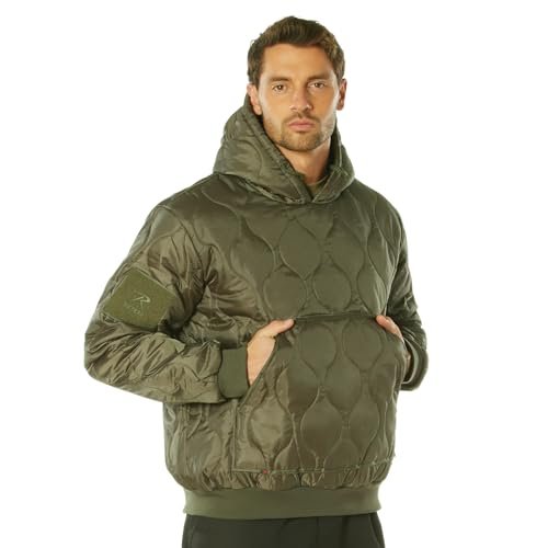 Rothco Woobie Hoodie | Quilted Poncho Liner Jacket